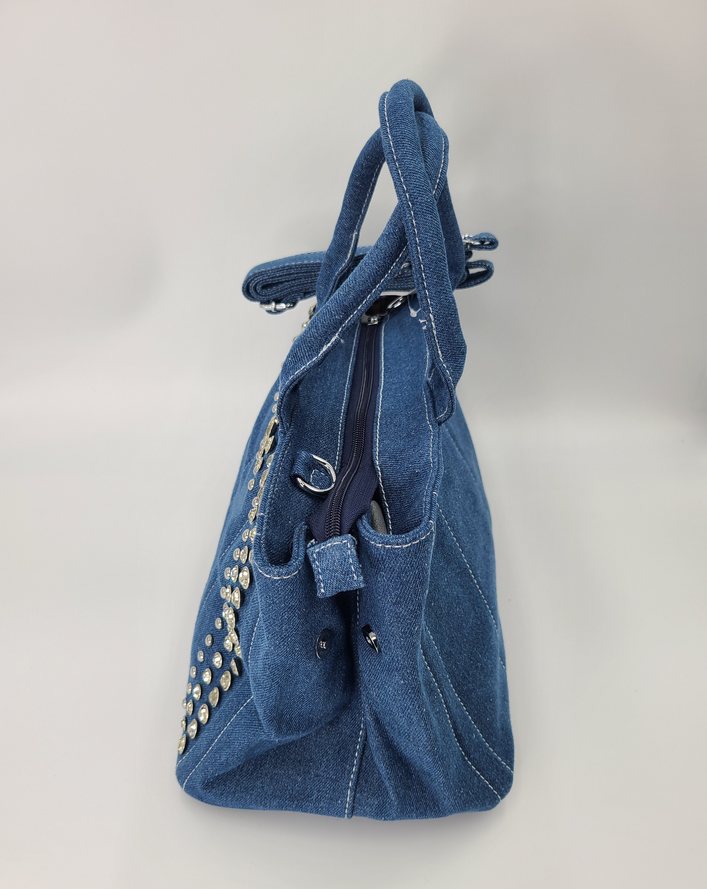 Denim Bling Purse