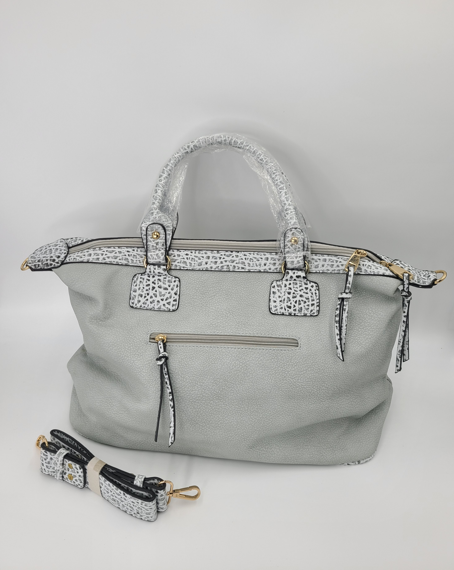 Grey Snake Purse