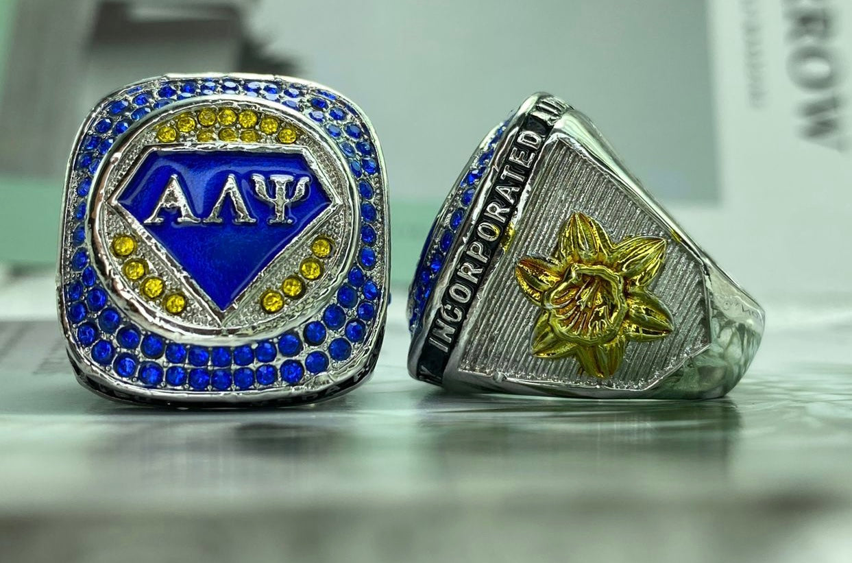 Alpha Lambda Psi Military Spouses Sorority INC Ring