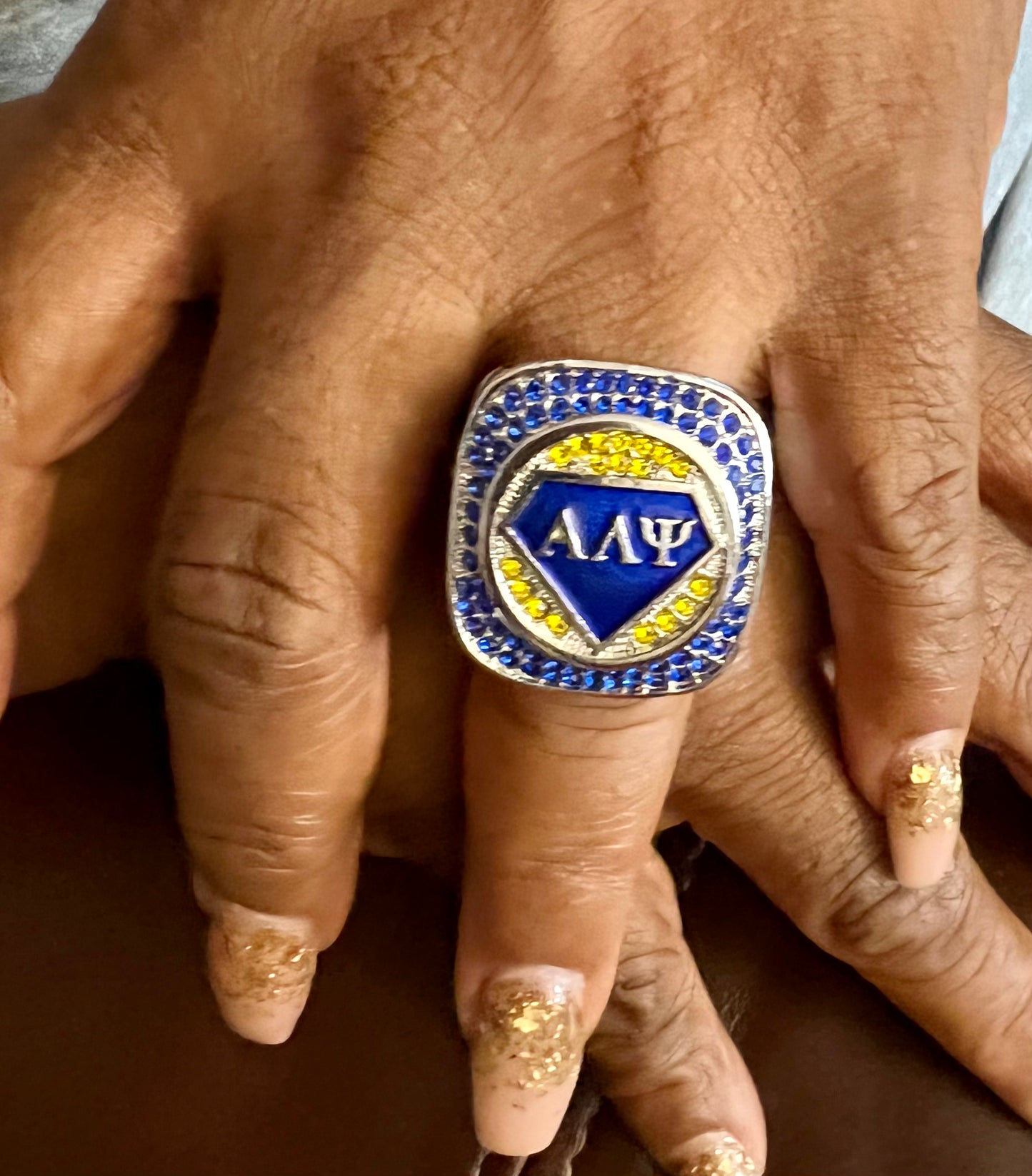 Alpha Lambda Psi Military Spouses Sorority INC Ring