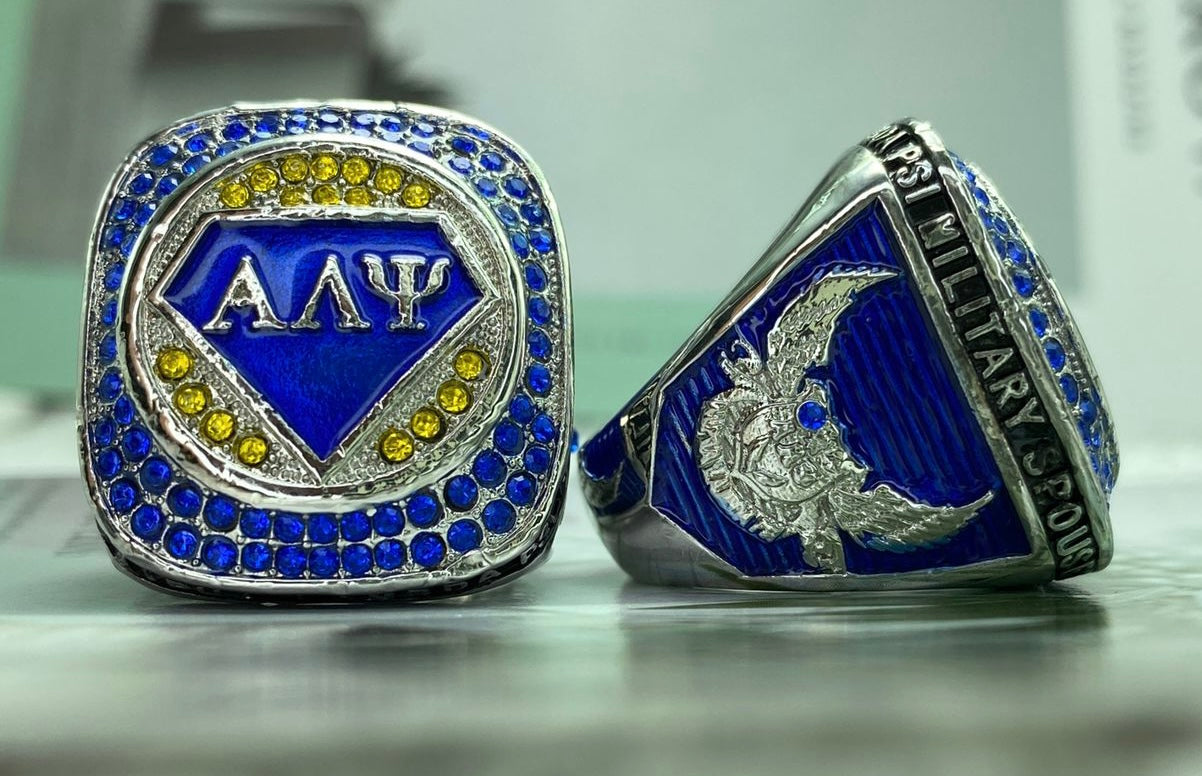 Alpha Lambda Psi Military Spouses Sorority INC Ring